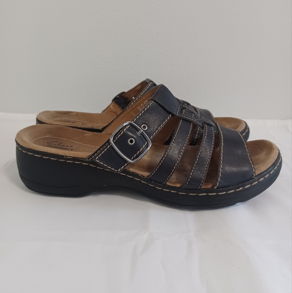 Clarks collection  leather sandals size 10w - Picture 7 of 11